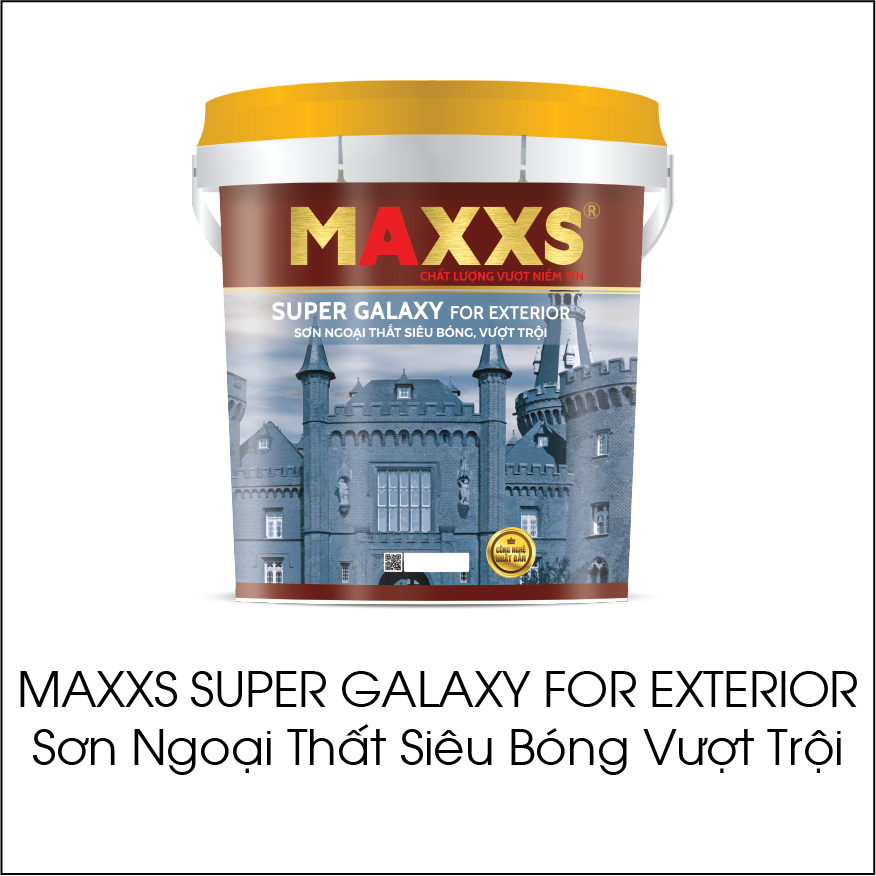 Maxxs Super Galaxy For Exterior sơn chống thấm siêu bóng vượt trội - Công Ty Cổ Phần Sơn Maxxs Việt Nam